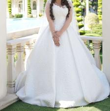 لباس عروس با تور سر