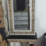 آینه و کنسول چوبی