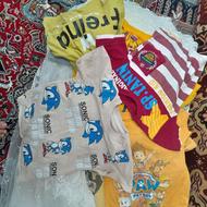 یکسری لباس بچه سالم و کم استفاده شده
