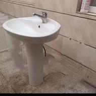 روشویی کامل سالم در حد نو