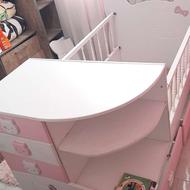 فروش تخت نوجوان ، بغل تختی ، شلف و کمد طرح کیتی MDF وکیوم