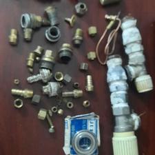 مقداری اتصالات برنجی