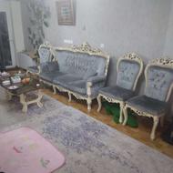 مبلمان استیل چوب گردو 10 نفره