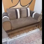 مبل 7 نفره کاملا سالم بهمراه میز و عسلی