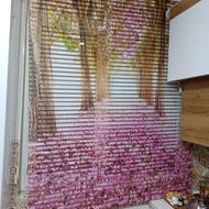 پرده زبرا و تابلو