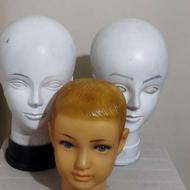 سه عدد سر مانکن