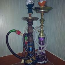 قلیون. چوبی