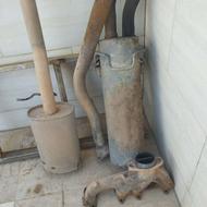 اگزوز کامل پژو همراه منیفولد منبع بلوچ