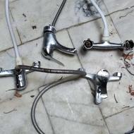 شیرالات حمام رو شویی . توالت و ظرف شویی