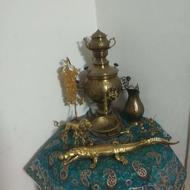 سماورتمساح شیربرنزی