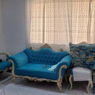 مبل کلاسیک بسیار با کیفیت 7 نفره به همراه میز وسط بزرگ