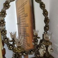 آینه شمعدان برنزی