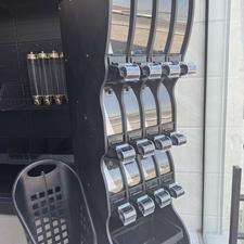 استند سیگار ایستاده قفسه فلزی قفسه هایپری میز چک اوت ویترین