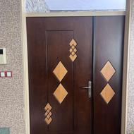 درب ورودی چوبی