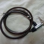 قفل طنابی ضدبرش وزنجیر دوعدد