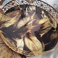 دو عدد سینی و قندان نو هست