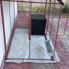 قفس مرغ یا پرند ه ها به ارض یک متر به طول یک ونیم متر نو