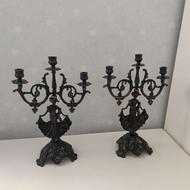 شمعدان فلزی فرشته عتیقه