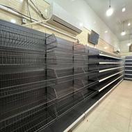 قفسه سبد دار قفسه فلزی قفسه انباری میز چک اوت پیشخوان فلزی