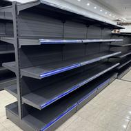 قفسه طرح لیبل دار قفسه انباری میز چک اوت قفسه انباری ویترین