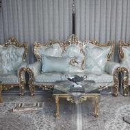 مبل استیل چوب راش خراطی هنر دست