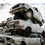 خودرو اسقاطی فرسوده پیکان پراید پژو نیسان 3800 اسقاط تصادفی