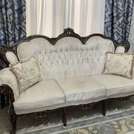 مبل استیل 8 نفره چوب گردو