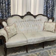 مبل استیل 8 نفره چوب گردو