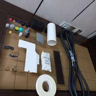 کابل برق اسپیلت/کارتن خالی کولر12هزارایوولی/لوازم فابریکی