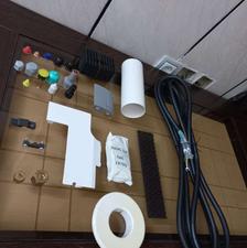 کابل برق اسپیلت/کارتن خالی کولر12هزارایوولی/لوازم فابریکی