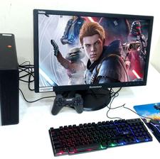 کامپیوتر قوی با گرافیک 2 گیگ و مانیتور 27 اینچ