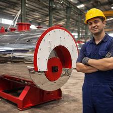 دیگ آبگرم صنعتی ظرفیت بالا – گارانتی 3 ساله