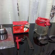 سه نظام سایز16با لوازم مناسب دریل ستونی و دستگاه تراش