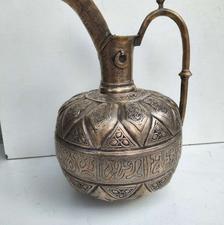 پارچ فلزی قدیمی مارکدار