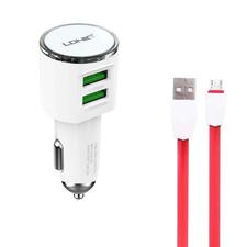 شارژر فندکی LDNIO DL C29 – 3.4A | 17W | همراه کابل