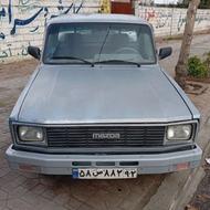 مزدا وانت تک کابین 1389 نقره‌ای