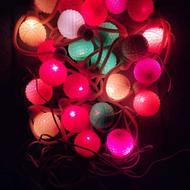 ریسه توپی رنگی/ لامپ رنگی