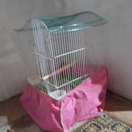 قفس پرنده با وسایل یا معاوضه یا فروش