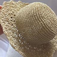 بافت کیف کلاه مینی اسکارف برای بانوان عزیز با نخ رافیا