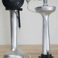 مشعل نانوای چدنی زیر پاتیلی قنادی کارگاهی گرمایشی