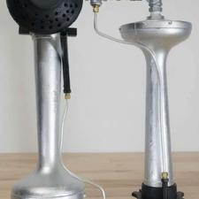 مشعل نانوای چدنی زیر پاتیلی قنادی کارگاهی گرمایشی