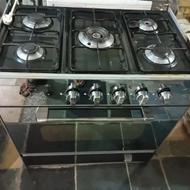 اجاق گاز پنج شعله طرح فر