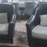 مبلمان شیک چرم سالم و عالی