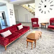 مبل عنابی کار خارجی شرکتی مناسب جهاز عروس