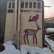 درب حیاط آهنی