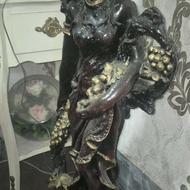 میز تلفن رنگ قهوه ایی