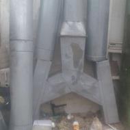 دودکش تهویه کبابی رستوران اشپزخانه...