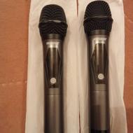 دوتا میکروفن بیسیم بلوتوثی دوتا کنترل دوتا کابل رقص نور آیوا