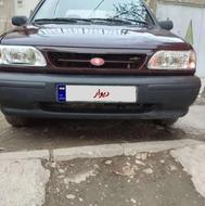 پراید عنابی سالم و سرحال