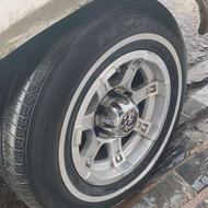 لاستیک مزدا وانت دور سفید خارجی